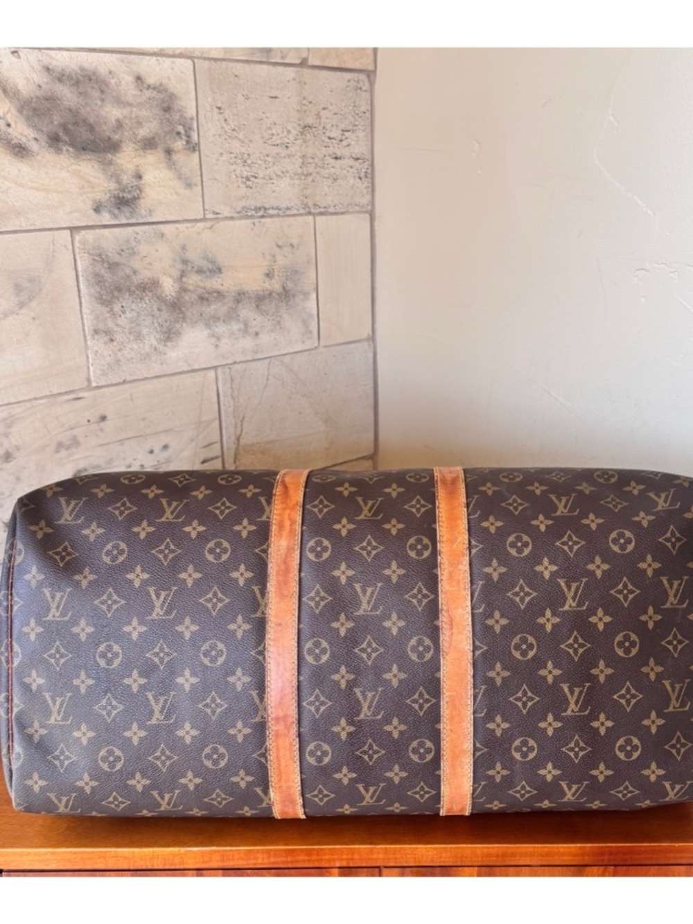 💛OVERSIZED💛LOUIS VUITTON KEEPALL 55 DUFFEL BAG - Picture 7 of 15